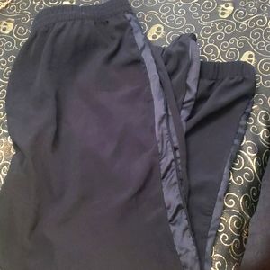 Black pant with tuxedo stripe